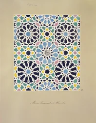 Pavement en mosaïque à l